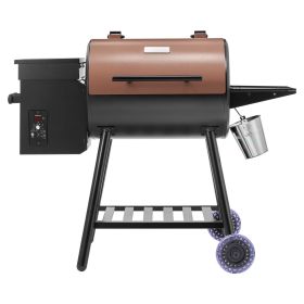 VEVOR Wood Pellet Grill Smoker, 8 in 1 BBQ Grills for Outdoor Cooking, 456 Square Inches Cook Area Electric Grill and Smoker, with Digital Contro