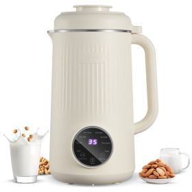8-in-1 Nut Milk Maker, 41 oz Soy Milk Maker Machine with 10 Blades, for Homemade Oat, Nut, Soy, Juice, Milkshake, Rice Cereal