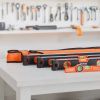 VEVOR 4-Piece Torpedo Level, 48/24/16/10 Inch All Magnetic Levels Set, Fluorescent Light Up Bubble Vials Ruler for 45/90/180 Degree