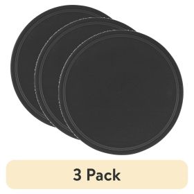 (3 pack)Nonstick 12" Diameter Pizza Pan, Pizza Crisper, Dark Gray
