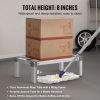 Newly Upgraded!VEVOR Aluminum Dunnage Rack Stationary Dunnage Rack 24' x 14' x 8' Storage Rack