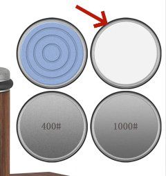 Kitchen Gadget Roller Sharpener Tungsten Steel Adjustable Angle Round (Option: White ceramic-Grinding parameters)